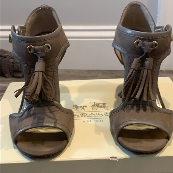 Coach Tristen Nubuck/Calf here 6.5 - Picture 1 of 4